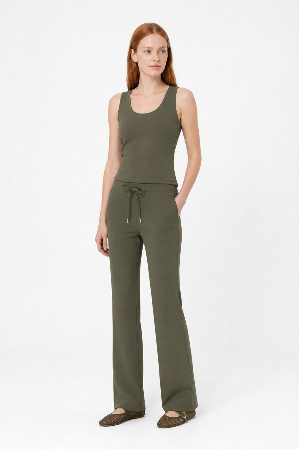 Top Jesy Easy Wear Technical Jersey | Army