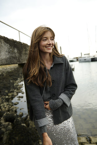 Indonesia winter jacket | Dark Grey