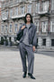 Pullover Cashmere blend 2482 | Dark Grey Melange