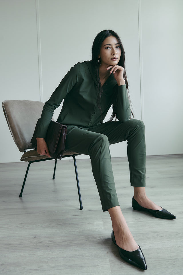 John stretch technical jersey pants | Army