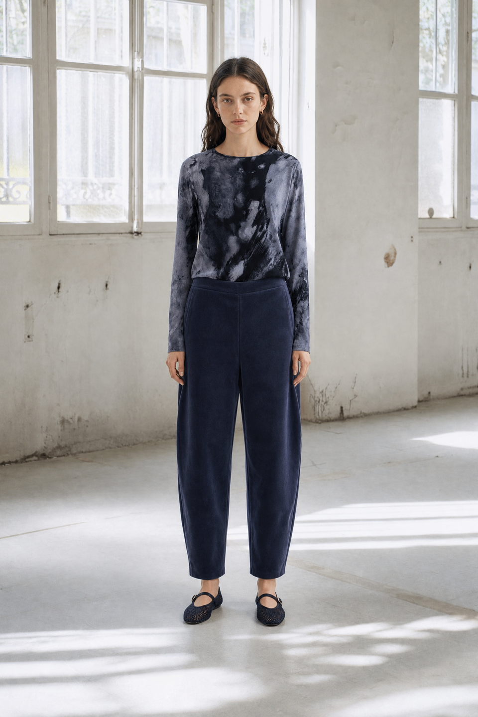 Janette allover print top | Allover