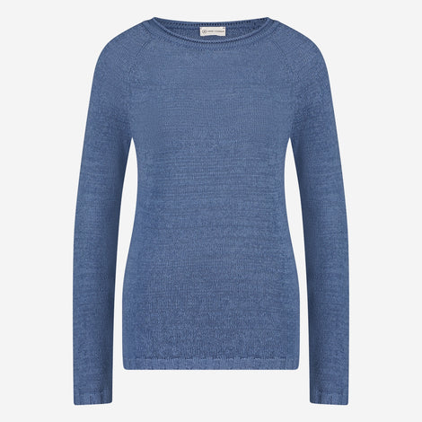 Wholegarment pullover | Blue