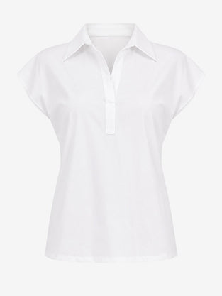 Kitty top technical jersey | White