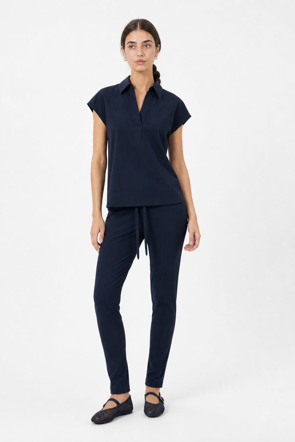 Kitty top technical jersey | Blue