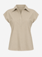 Kitty top technical jersey | Sand