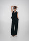 Colette back details gilet | Black