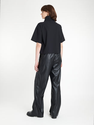 Leone blouse technical jersey | Black