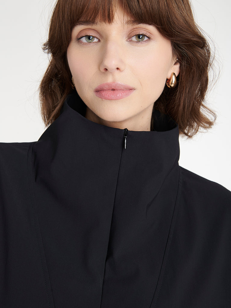 Leone blouse technical jersey | Black