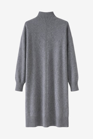 Long pullover viscose blend 2068 | Dark Grey