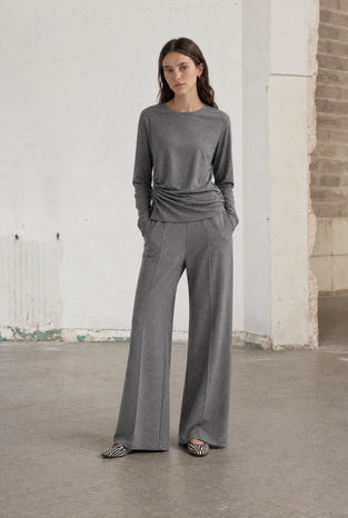 Lucciolo giulietta piquet pants | Grey