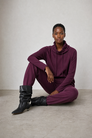 Maren top technical jersey | Cherry