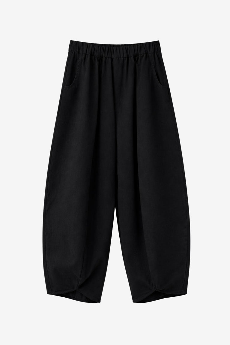 Pulse baggy lyocell pants | Black