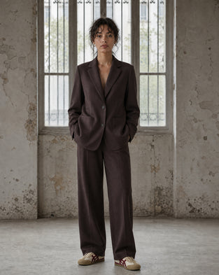Rango viscose basic blazer | Moro