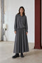 Rapanui light flannel long skirt | Dark Grey