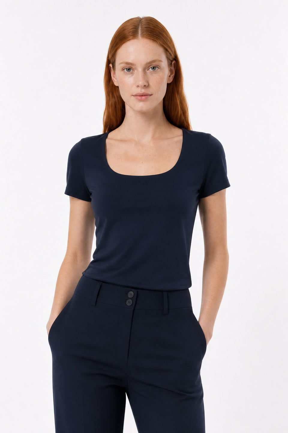 T shirt Sara Easy Wear Technical Jersey | Blue