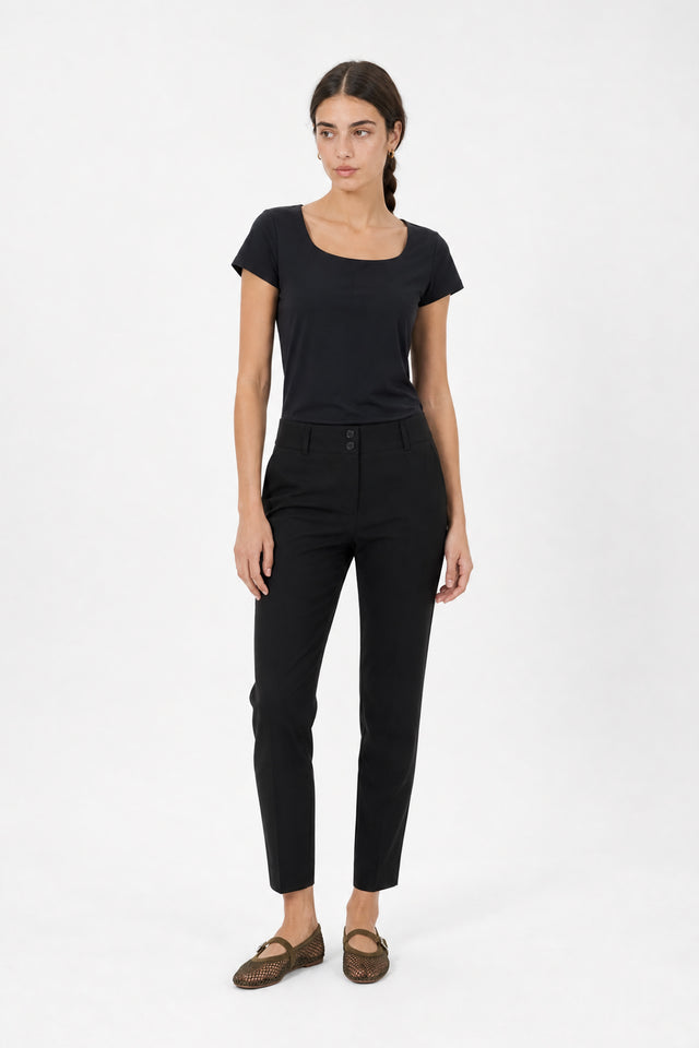 T shirt Sara Easy Wear Technical Jersey | Black