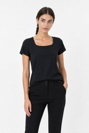 T shirt Sara Easy Wear Technical Jersey | Black