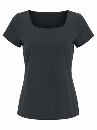 T shirt Sara Easy Wear Technical Jersey | Grigio Notte