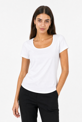 T shirt Sara Easy Wear Technical Jersey | White