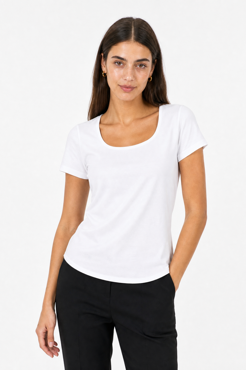 T shirt Sara Easy Wear Technical Jersey | White