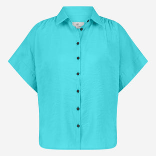 Romi Blouse | Turquoise