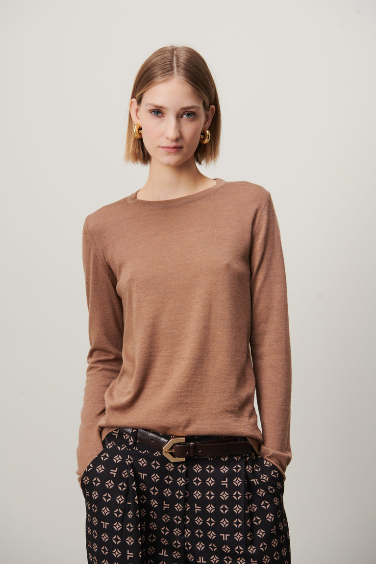 Katherine Pu Pullover | Dark Beige