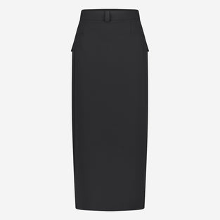 Lara Skirt Technical Jersey | Black