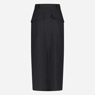 Lara Skirt Technical Jersey | Black