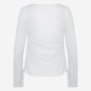 Rosa Top Technical Jersey | White