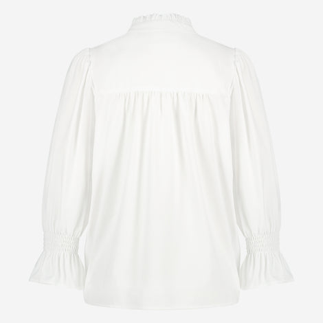 Olivia Blouse Technical Jersey | White