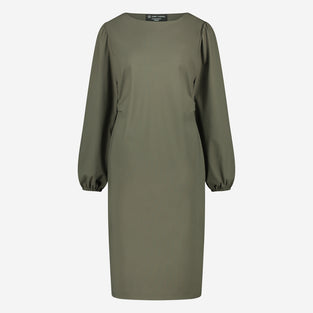 Silke Dress Technical Jersey | Army