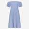 Goldie dress technical jersey | Mid Blue