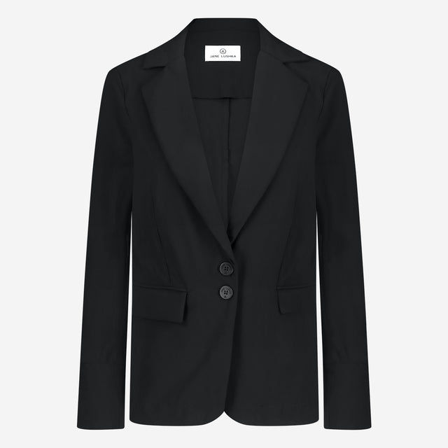 Amsterdam structure tech jersey blazer | Black