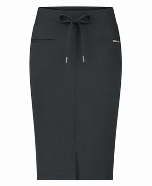 Skirt Kate Easy Wear Technical Jersey | Grigio Notte