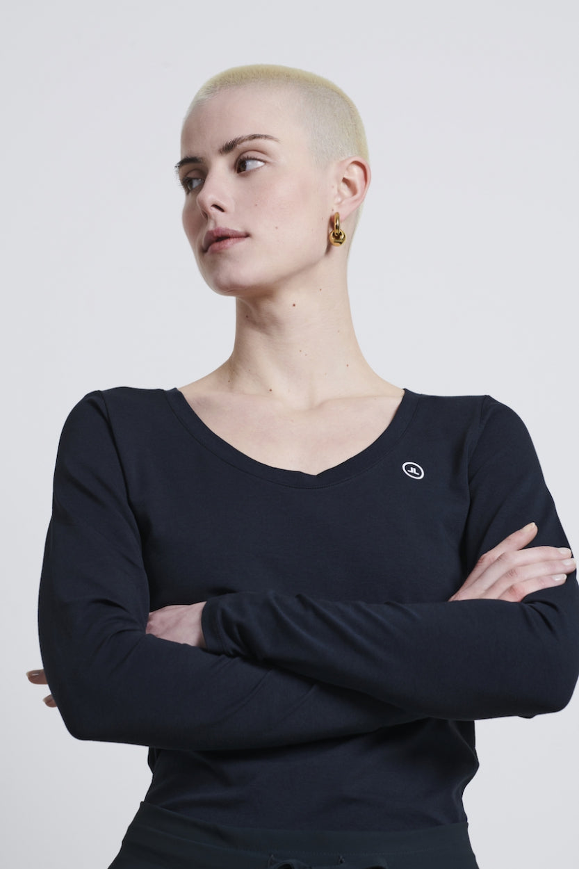 T shirt R Neck Easy Wear Organic Cotton | Blue