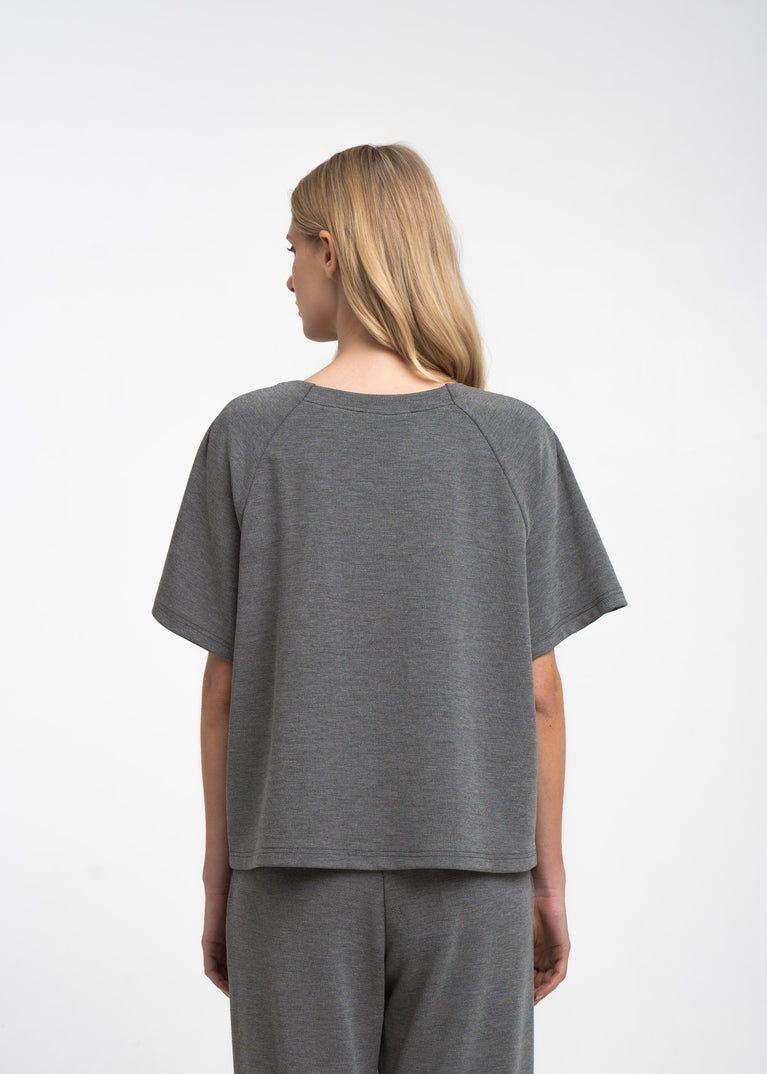 Pavel giulietta piquet top | Grey