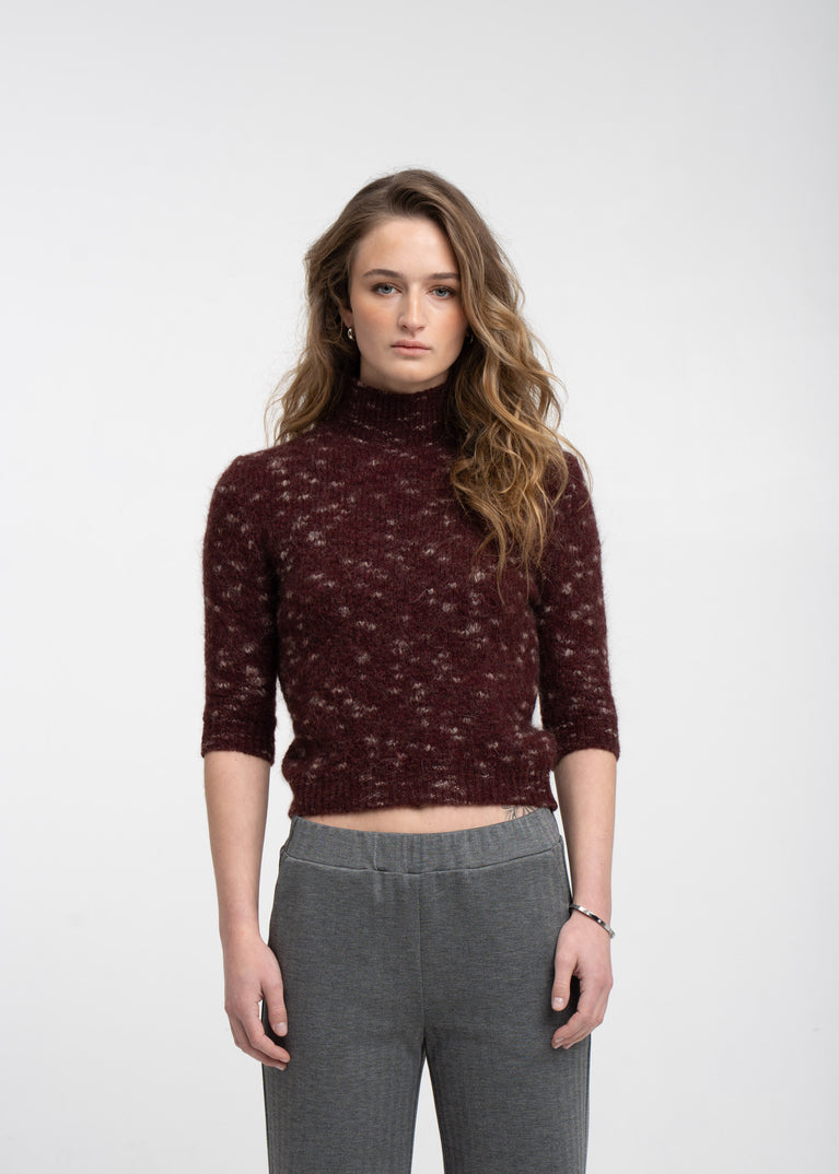 Fancy pongo sweater 26507 | Bordo