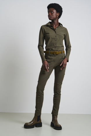 Jumpsuit Diana Easy Wear Technical Jersey | Army