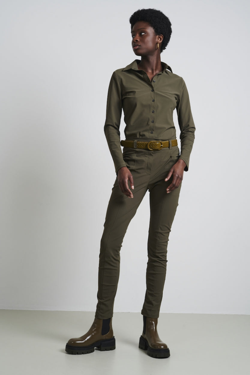Jumpsuit Diana Easy Wear Technical Jersey | Army