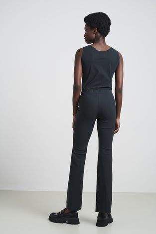 Pants Eliya easy wear flair Technical Jersey | Grigio Notte