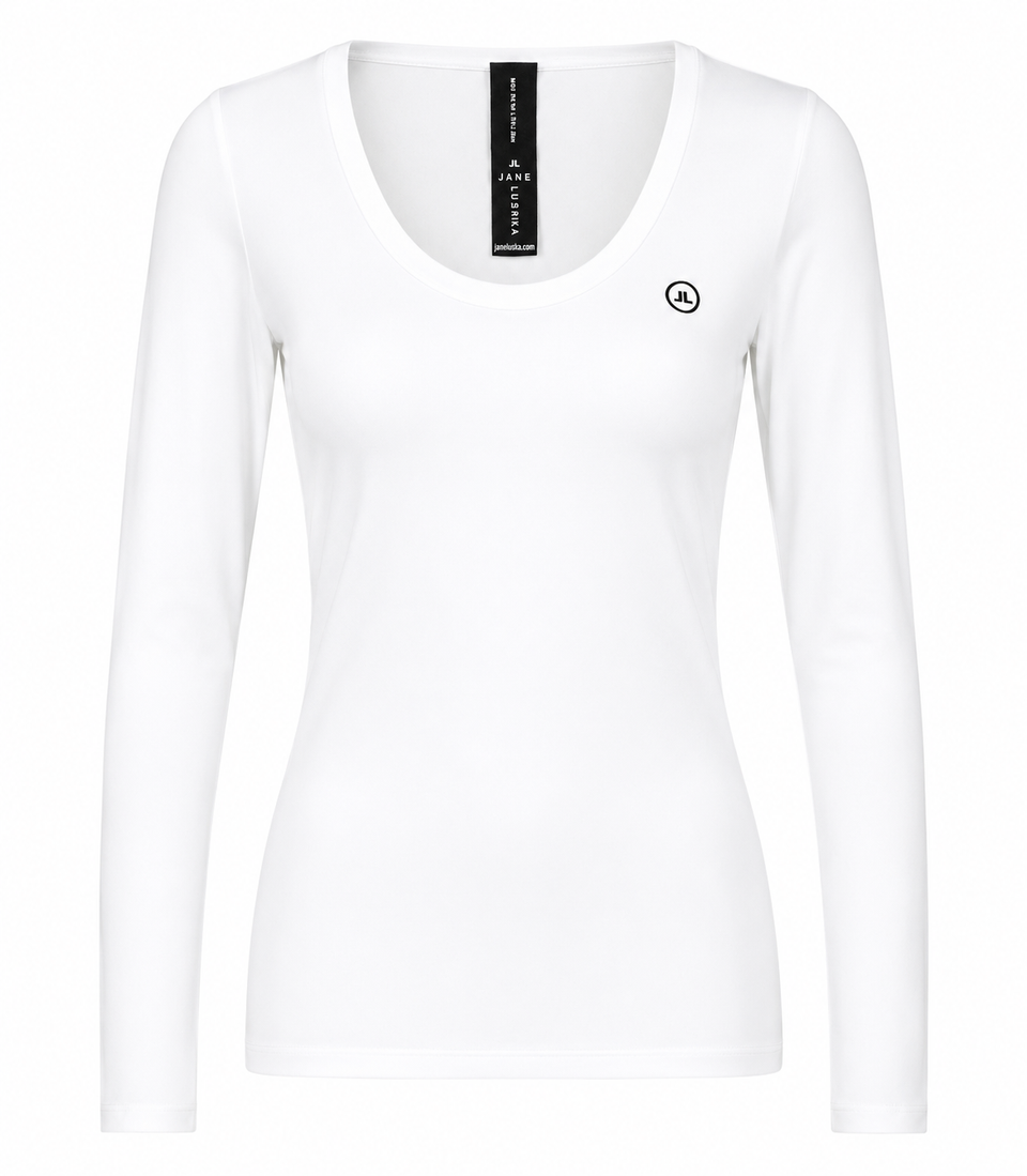 T shirt R Neck Easy Wear Organic Cotton | White