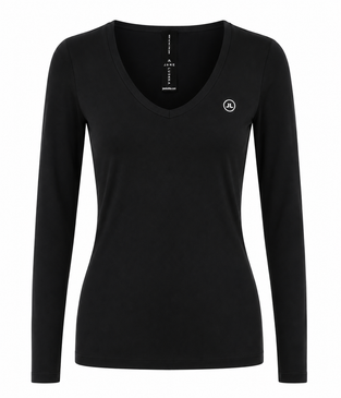 T shirt R Neck Easy Wear Organic Cotton | Black