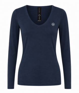 T shirt R Neck Easy Wear Organic Cotton | Blue