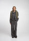 Ophelia viscose blend short jacket | Grey
