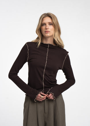Janette top 26 | Brown