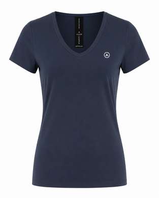 T shirt V Neck Easy Wear Organic Cotton | Blue
