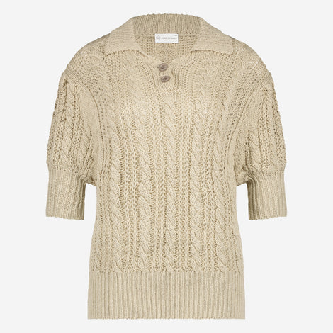 Pullover Mais PU | Beige