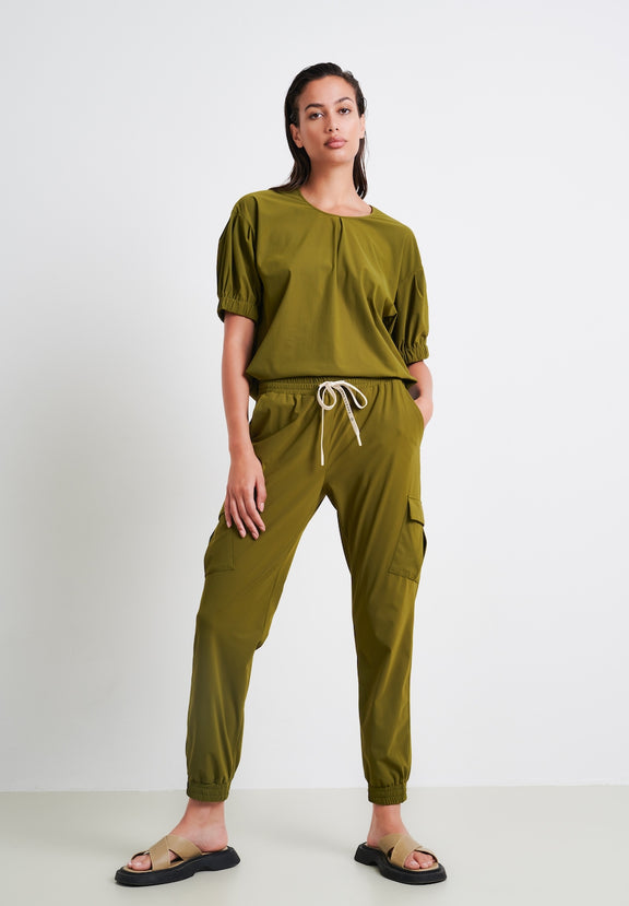 Winny Top Technical Jersey | Oliva green